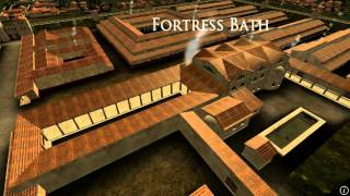 Animation of ancient Roman Fort in Caerleon Wales [upl. by Cutler]