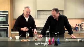 How to make a frappé coffee using an aerolatte milk frother [upl. by Anahsit63]