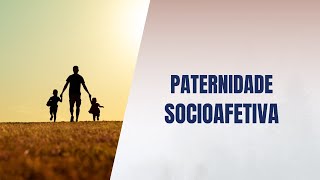 Paternidade socioafetiva [upl. by Modeste978]