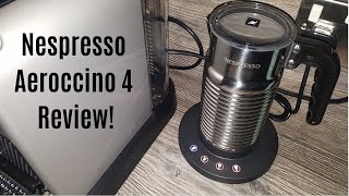 Nespresso Aeroccino 4 Milk Frother Review  Worth upgrading from the Aeroccino 3 [upl. by Brook]