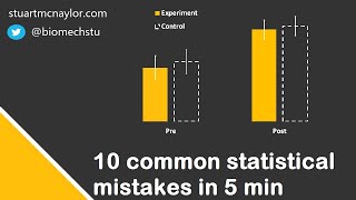 Ten Statistical Mistakes in 5 Min [upl. by Anayrb870]