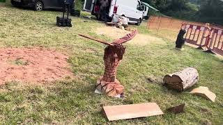 A fabulous range of wooden sculpture at Caerleon festival 2024 [upl. by Liebowitz875]