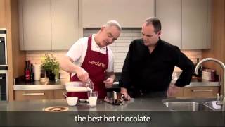 How to make a hot chocolate using an aerolatte milk frother [upl. by Namqul183]