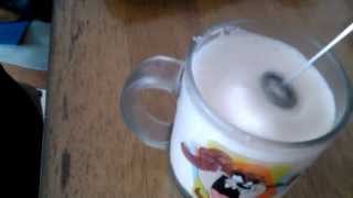 Aerolatte Review Frothing Cold Milk In Under 1 Minute [upl. by Airetas484]